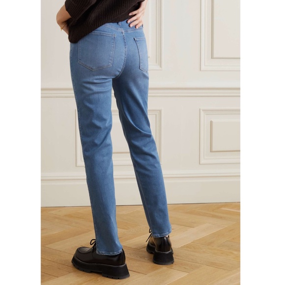 FRAME Le Sylvie High-Rise Slim-Leg Jeans Size 29 - Picture 3 of 16